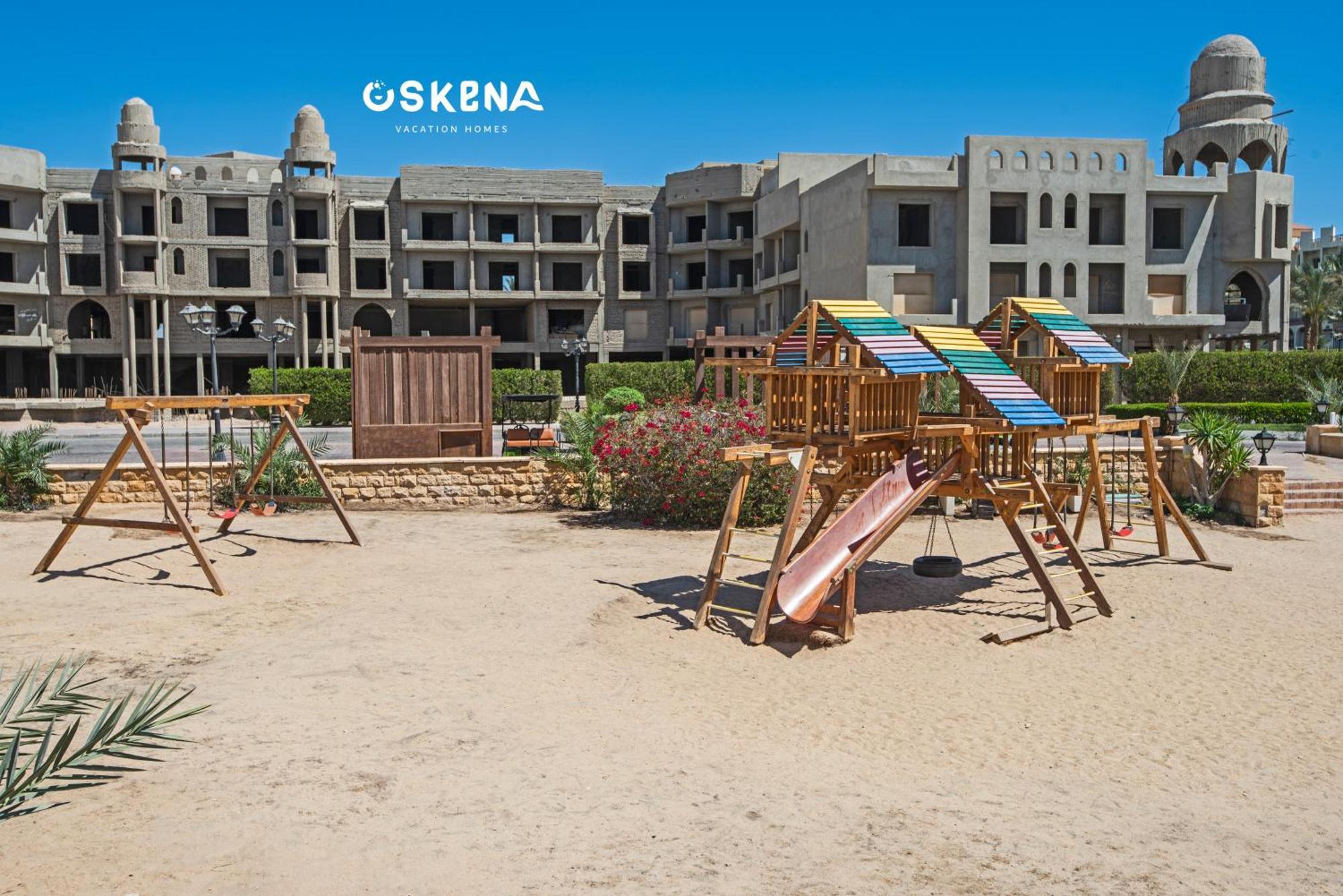Oskena Azzurra Sahl Hasheesh Daire Hurgada Dış mekan fotoğraf